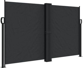 vidaXL Toldo Lateral Retr&aacute;ctil Negro 140x1000 Cm Vidaxl
