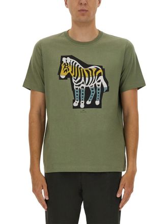 Paul Smith Zebra Cutout T-Shirt
