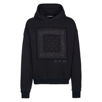 Dolce & Gabbana Jassen - Heren - Sweatshirts & Hoodies - Zwart - Maat: L Katoen