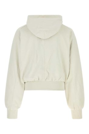 Entire studios Unisex Chalk Cotton Sweatshirt Rice Esterno: Cotone Felpe