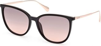 Max & Co. MO0078 01B Womens Sunglasses Black Size 57