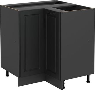 Vicco Armario De Esquina R-line, Antracita Casa De Campo, 75.6 Cm Sin Encimera, Vicco