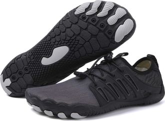 Generic Womens Summer Outdoor Water Sports Sneakers Quick Drying Barefoot Shoes for Beach Swimming Surf Yoga Hiking Womens Black Trainers Wedge Walking Wide F