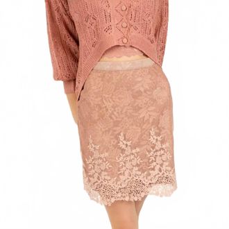 Joyfolie Ivella Mini Skirt In Brown