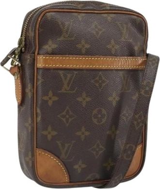 Louis Vuitton Pre-owned Cross Body Bags, female, Brown, Size: ONE SIZE Pre-owned Canvas Cross Body Bag