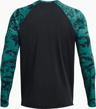 Under Armour Mens Project Rock Isochill Raglan Sleeve Top - Blue - Size: 36