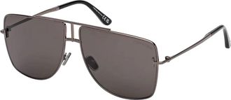Tom Ford Eliott-02 Zonnebril - unisex - Zonnebrillen - Grijs - 59 MM - Accessoires