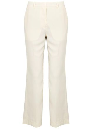Day Birger Et Mikkelsen Day Birger ET Mikkelsen Classic Lady Gabardine Trousers - Ivory - 42 (UK 16 /xl)
