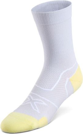 2XU Vectr Cushion Crew Socks in Harbor Mist/lemon Ice at Nordstrom, Size Small