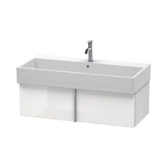 Duravit Mueble De Pared Duravit Vero Air 98,4 X 43,1 Cm, 1 Extra&iacute;ble, Para Vero Air 235010, Color (frente/cuerpo): Roble Oscuro Cepillado Chapa De Madera Aut&eacute;