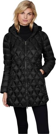 Junge Zwarte Leren Handtas - Mikkeline - Dames - Winterjassen - Zwart - 3XL - Jassen