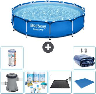 Bestway Piscina Bestway Steel Pro Redonda - 366x76 Cm - 8-piezas S21602