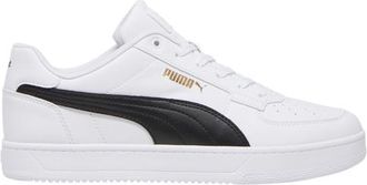 Puma Mens PUMA Caven 2.0 - Basketball Shoes White/Black/Gold Size 10.0