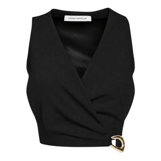 Simona Corsellini Mujer, Blusas y Camisas, Negro, Talla: S