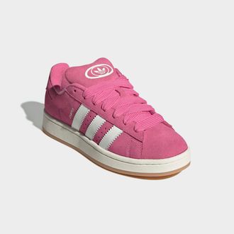 adidas Sneaker ADIDAS ORIGINALS CAMPUS 00S, Damen, Gr. 38,5, weiss (pink fusion, core wei&szlig;, gum 3), Leder, Schuhe Sneaker