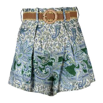 Zimmermann Dames, Korte broeken, Veelkleurig, Maat: XS Linnen