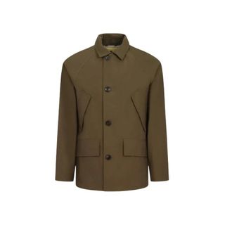 Woolrich Abrigo de botonadura sencilla - Coats - Hombre - Verde - XL