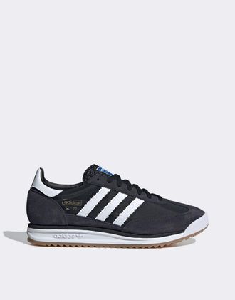 adidas Originals SL72 Retro Sport sneakers in black and white