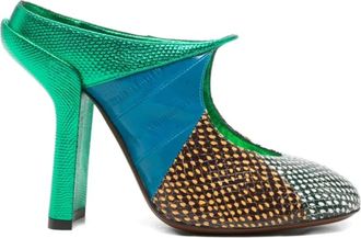 Dries Van Noten Schoenen, Dames, Veelkleurig, 36 EU, Heeled Mules