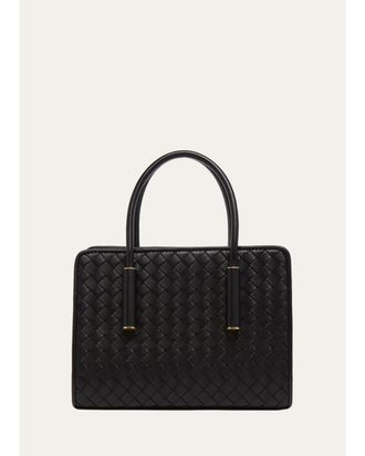 Bottega Veneta Barbara Baby Leather Top Handle Bag