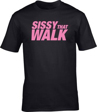 HippoWarehouse Sissy That Walk Unisex Short Sleeve t-Shirt (Specific Size Guide in Description) Black