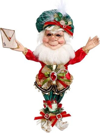 Mark Roberts Mail Room Elf Small 10 In Red