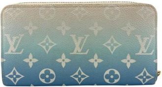 Louis Vuitton Pre-owned Wallets, unisex, Blue, Size: ONE SIZE Pre-owned Canvas Wallet