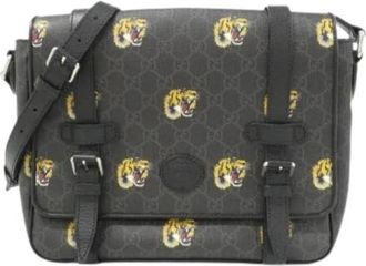 Gucci Pre-owned Cross Body Bags, female, Black, Size: ONE SIZE Pre-owned Vintage Shoulder Bag