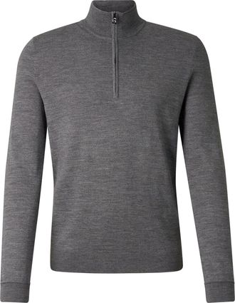 Bogner Ouri Virgin Wool Troyer for men - Grey - XXL