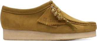 Clarks Wallabee Mid Green derby schoenen - Groen