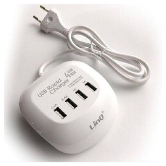 Trade Shop Trade Shop - Multipresa Caricatore Ricarica Rapido 20w 4 Porte Usb T-4a04 Caricabatterie Multiporta