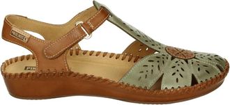 Pikolinos Groene sportieve sandalen met rubberen zool - Dames - Sandalen - Groen - 40 EU - Schoenen