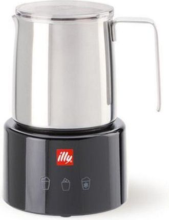 Illy Espumador De Leche Y Calentador De Leche Illy 23760 Negro, Acero Inoxidable
