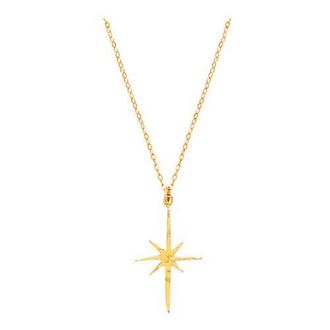 Ottoman Hands Northern Star Necklace in Brass at Nordstrom