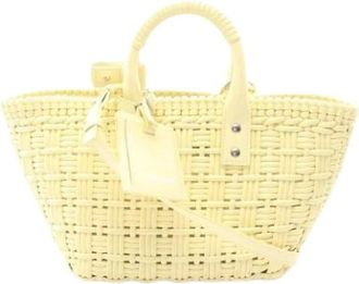 Balenciaga Pre-owned Handbags, female, Yellow, Size: ONE SIZE Pre-owned Vintage Basket Handbag