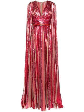 Elie Saab embroidered tulle dress
