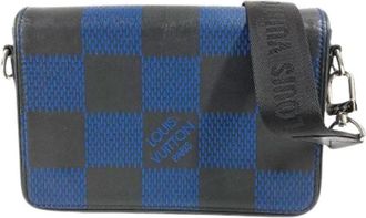 Louis Vuitton Pre-owned Cross Body Bags, male, Multicolor, Size: ONE SIZE Pre-owned Damier Infini Messenger Bag