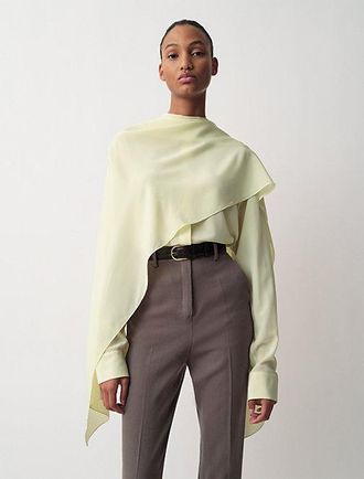 Calvin Klein Camisa Drapeada Kiki