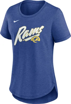 Nike Los Angeles Rams Primetime Nike Womens NFL T-Shirt in Blue | NKMVEX499X-NFN