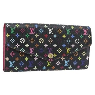 Louis Vuitton Pre-owned Wallets, female, Multicolor, Size: ONE SIZE Pre-owned Vintage Monogram Multicolor Long Wallet