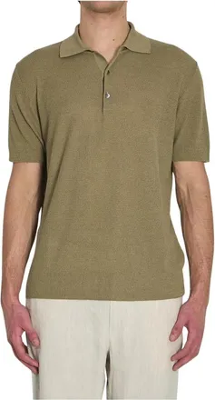 Barena Tops, Heren, Groen, S, Katoen, Marco - Risada Polo