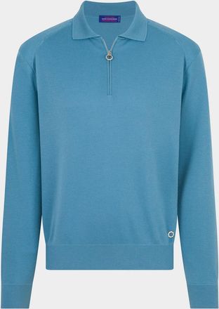 Stefano Ricci Men & apos;s Cashmere Half-Zip Polo Sweater