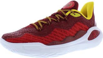 Under Armour Curry 11 Champion Mindset Unisex Shoes, Red/Yellow, 10.5 UK