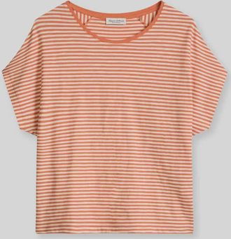 Marc O'Polo Relaxed Fit T-Shirt aus reiner Baumwolle in Orange, Gr&ouml;&szlig;e XXL