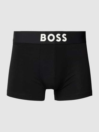 HUGO BOSS Trunks mit Label-Print in Black, Gr&ouml;&szlig;e XS