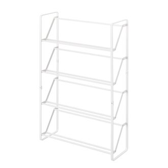Yamazaki Tableware Frame Mueble Para Zapatos Blanco 4 Niveles 80 Cm