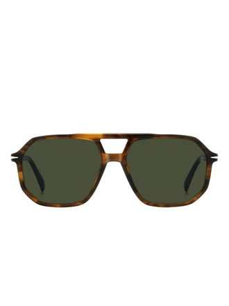 David Beckham pilot-frame sunglasses - Brown