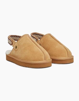 Osprey Womens Osprey London The Constellation Suede Womens Tan Slippers - Brown - Size: 4