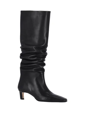Alohas Womens Boots Black Upper: Cow Leather