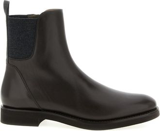 Brunello Cucinelli Brown Ankle Boots